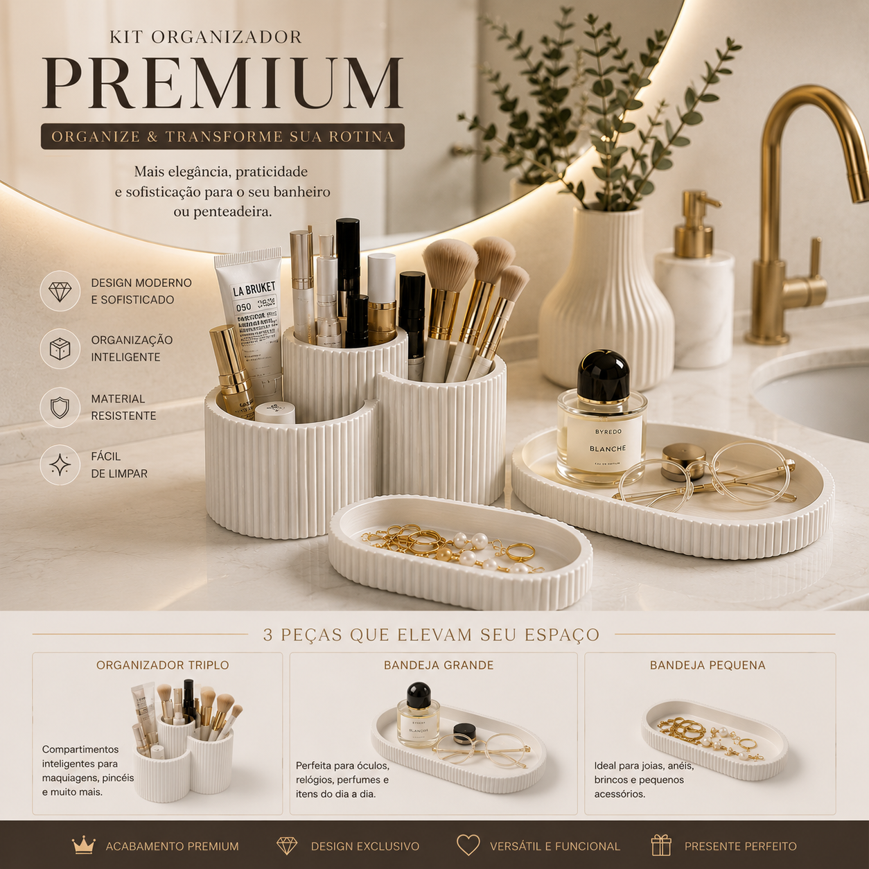 Kit Organizador Canelado Premium Linea